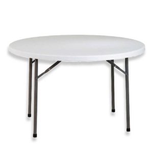 Round White Table - No Background