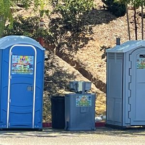 Bundle: 2 Portable Restrooms and 1 Washing Station